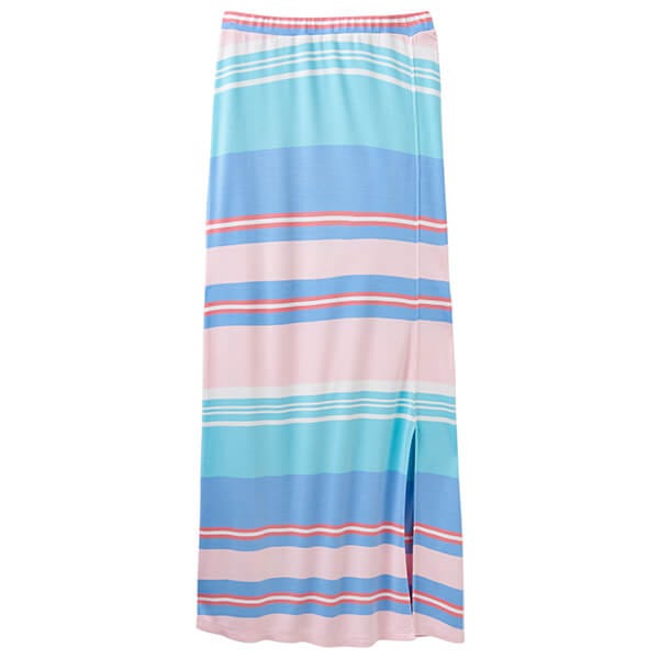 Joules Marion Multi Stripe Jersey Maxi Skirt Size 8 Harts of Stur