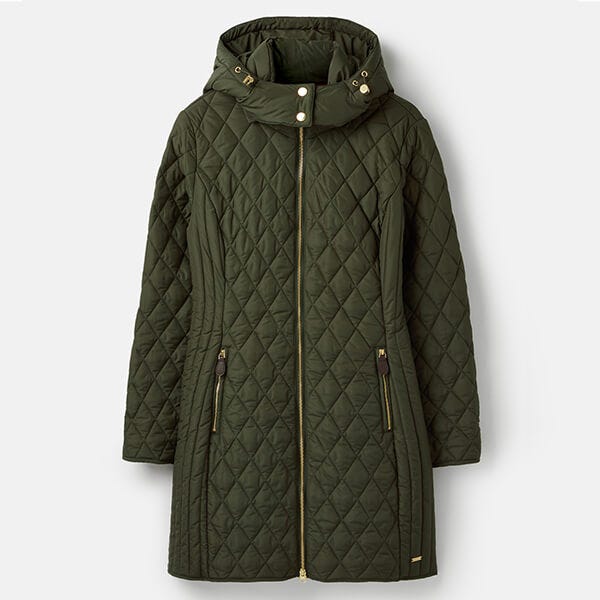 Joules chatham shop longline padded jacket