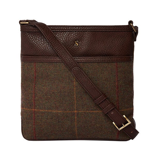 Joules tweed cross body bag sale