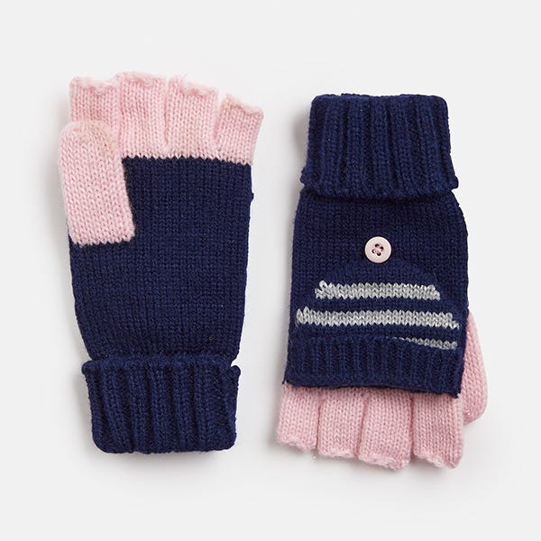 joules navy gloves