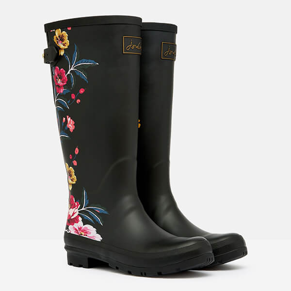 Joules hotsell black wellies