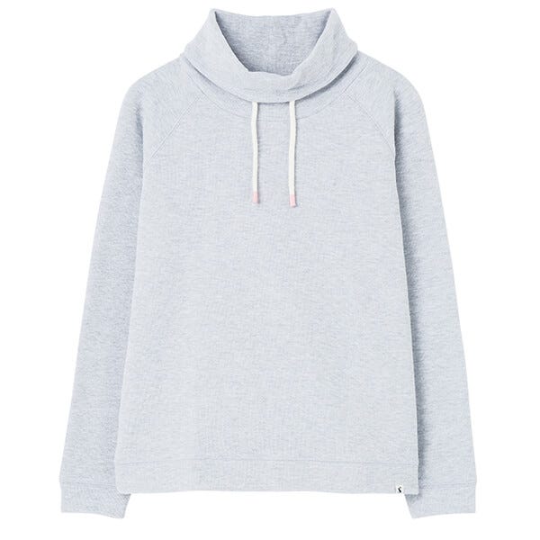 Joules Grey Marl Nadia Ribbed Sweatshirt Harts of Stur