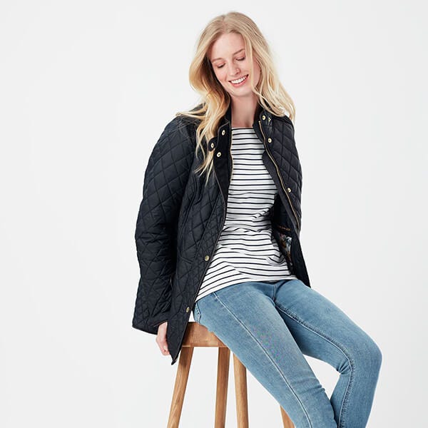 Joules newdale jacket black online