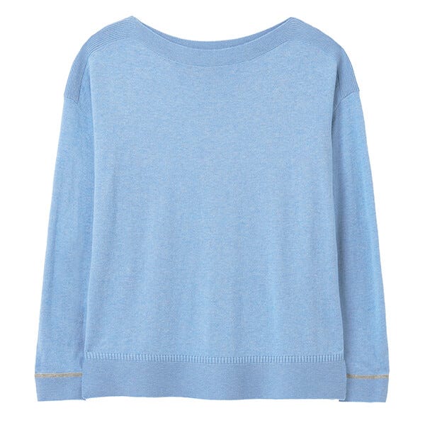 vivianna slash neck jumper