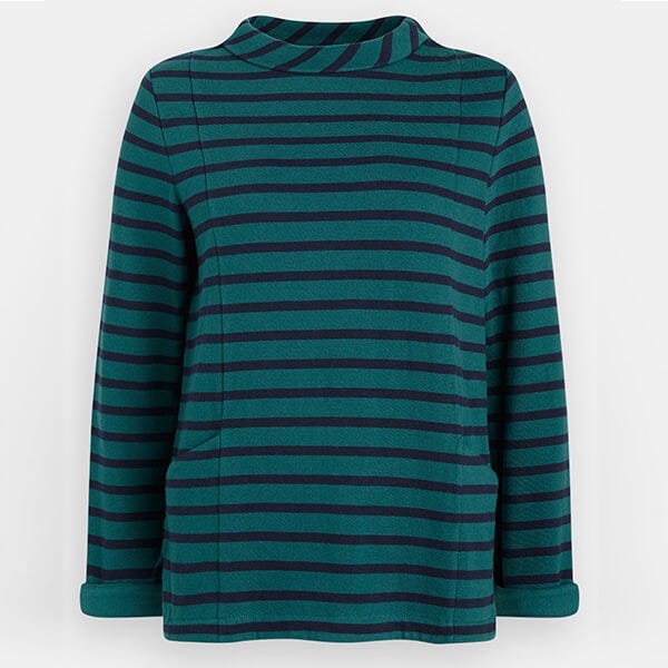 Seasalt Bareroot Sweatshirt Breton Deep Sea Dark Night Harts of Stur