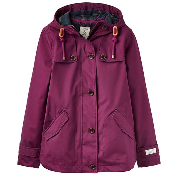 Joules Coast Waterproof Jacket Burgundy Size 12 Harts of Stur