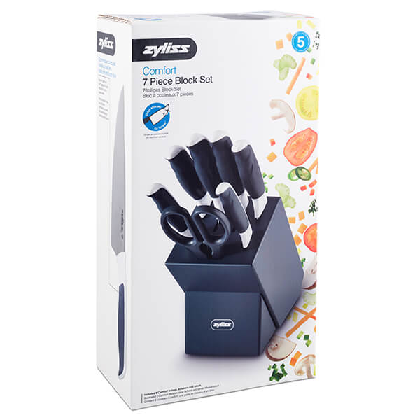 zyliss knife block set