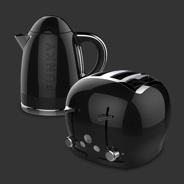 Black kettle and 4 slice toaster hotsell