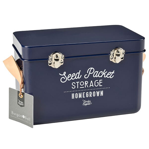 Seed Packet Storage Tin 'Stone' 