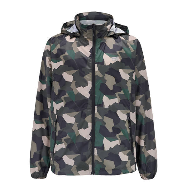 Mac in a Sac Origin 2 Unisex Packable Waterproof Jacket Green Camo