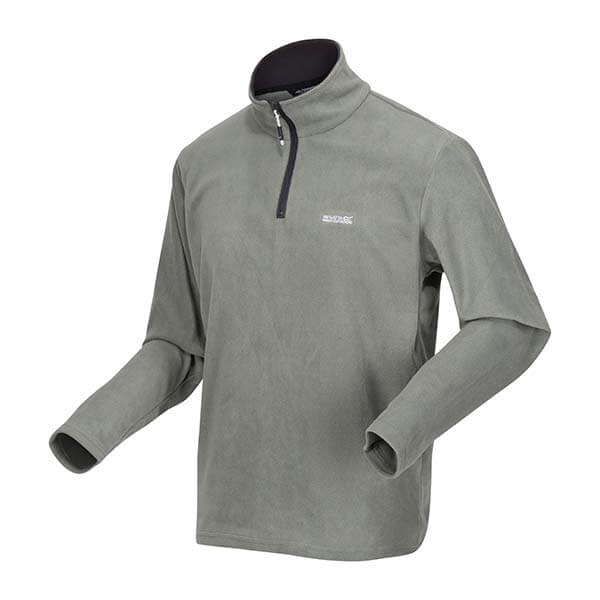 Regatta Mens Thompson Lightweight Half Zip Fleece Agave Green Ash