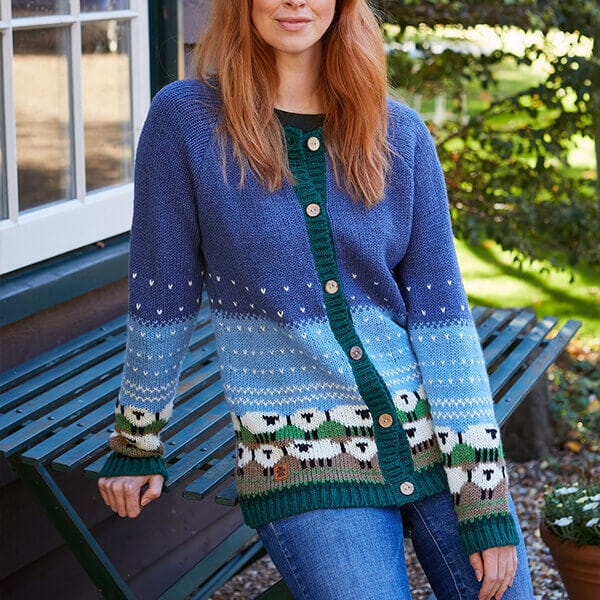 Pachamama Snowy Sheep Cardigan Harts of Stur