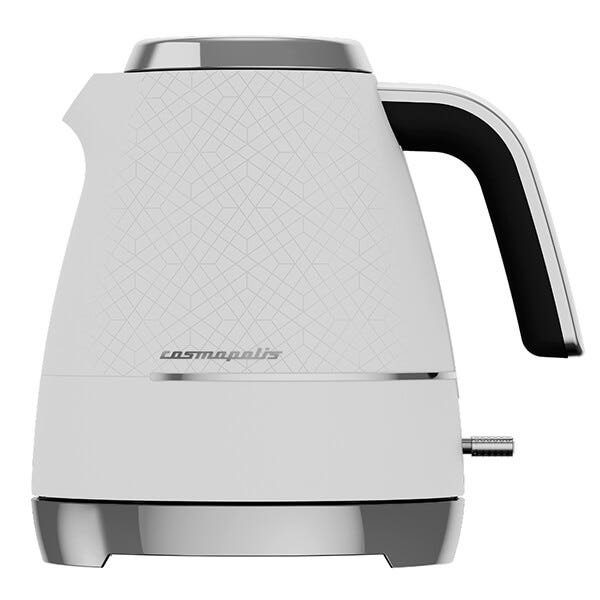 Beko Off White Chrome Cosmopolis Dome Kettle 4 Slice Toaster Set TAM8402CRWKM8307CR Harts of Stur