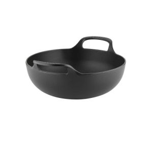 Le Creuset Satin Black Cast Iron 27cm Crepe Pan – Queenspree