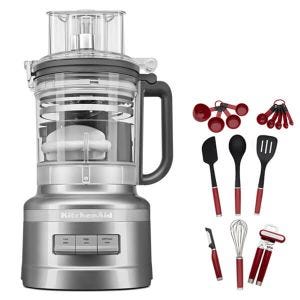 KitchenAid KFP0919CU 9 Cup Plus Food Processor - Contour Silver