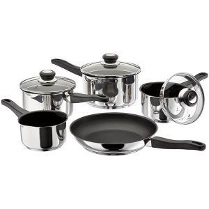 Judge Vista 10-Piece Stainless Steel Pan Set