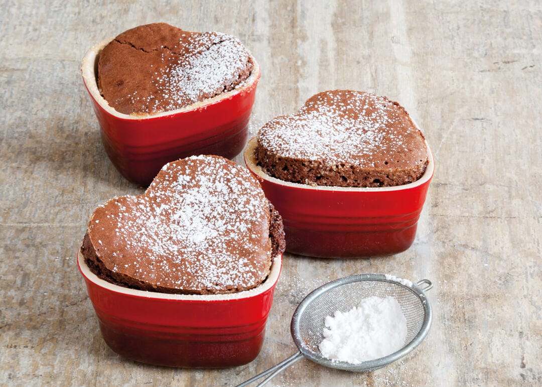 Valentines Chocolate Souffle