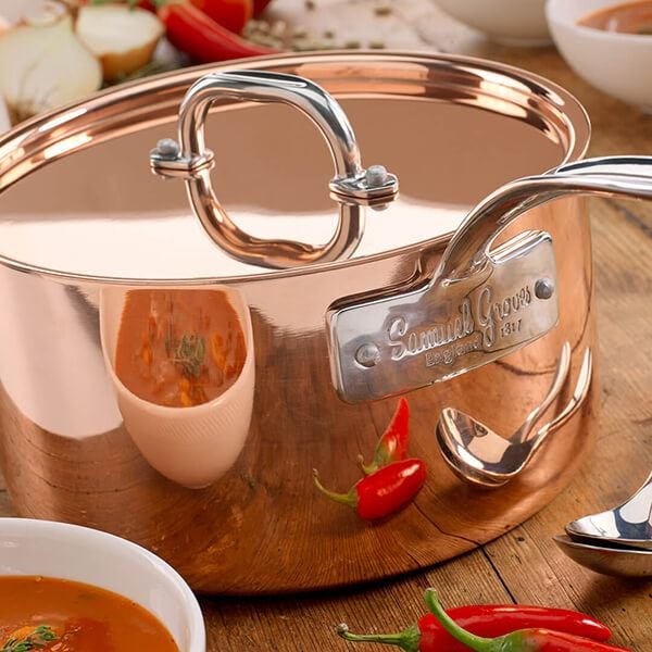 Samuel Groves Copper Induction Cookware