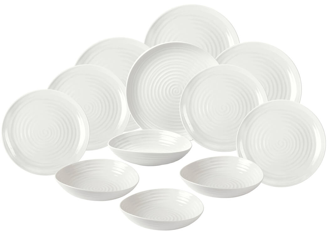 Sophie Conran White 12 Piece Coupe Shape Set