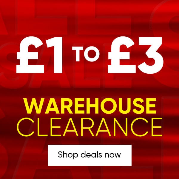 £1 to £3 Warehouse Clearance