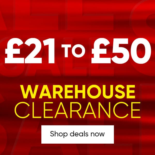 £21 to £50 Warehouse Clearance