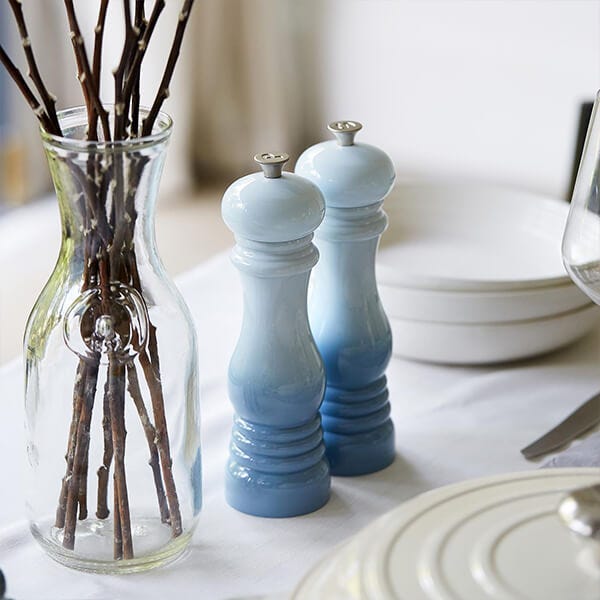 Le Creuset Petite Salt & Pepper Mill Set | Caribbean Blue