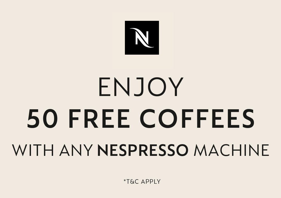 NESPRESSO COFFEE MACHINE PROMOTION