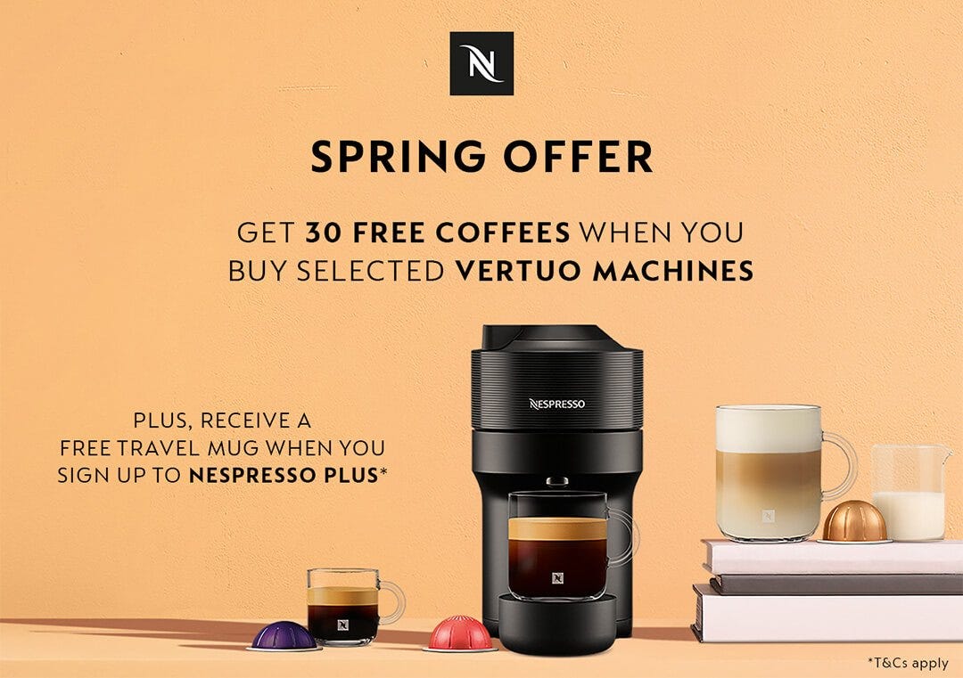 Magimix Nespresso Vertuo Promotion